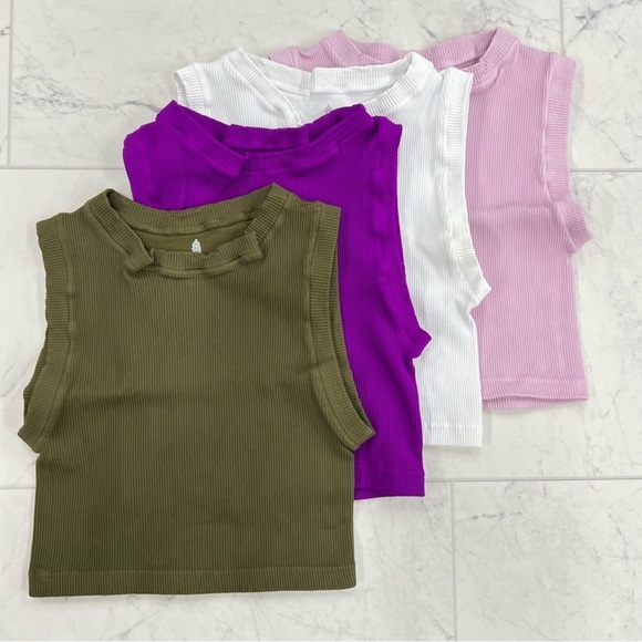 🔴 JUST IN 🔴 Free People Happiness Runs Crop Tops Size M/L & Hot Shot Pants NWT - Picture 1 of 15